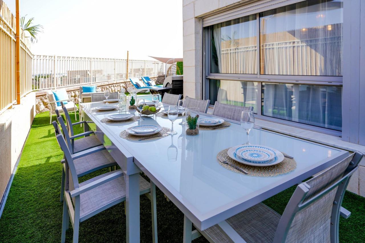 Appartement Yalarent Morning Star-Garden With Private Pool à Eilat Extérieur photo